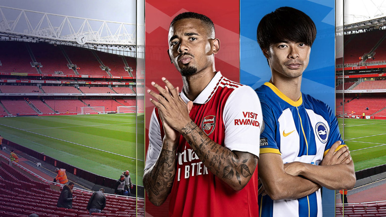 Lịch sử đối đầu giữa Brighton vs Arsenal